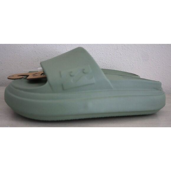 BILLABONG Women's Sz 10 Green Platform Cushion Slides Sandals - Picture 6 of 6